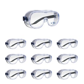 Dr. Mosers Safety Glasses According to EN166 | Anti-Fog Safety Glasses | Crystal Clear | Scratch-Resistant | Flexible Headband (10)