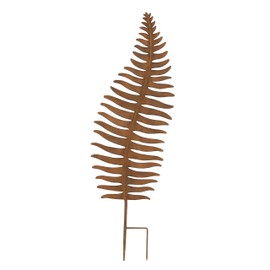 FRANK FLECHTWAREN Fern Leaf, Garden Decoration, Garden Stake, Decorative Stake, Metal Stake Fern Leaf