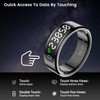 Smart Ring with LED Display Screen,Sleep&Fitness Tracking Wearable for Women/Men,Accurate