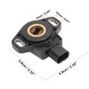 X AUTOHAUX JT7H Vehicle Throttle Position Sensor Replacement 3 Pins