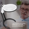 130mm Thick Table Magnifier LED Lighted Magnifying Glass Lamp Magnifier