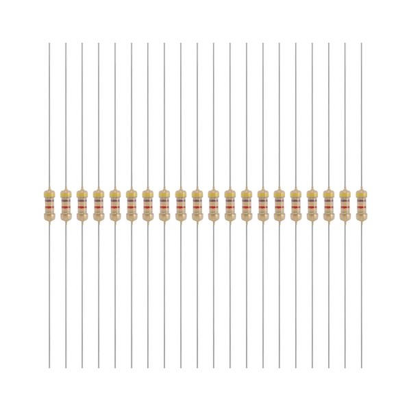 Unbranded 200 Pcs 1/4W (0.25 Watts) 4.7k Ohm ±5% Carbon