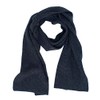 FosterNatur, Women's/Men's Fine Rib Scarf, 100% Wool, bordeaux