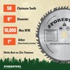 FORESTER Carbide Tip Brush Cutter Blade - 9in x 50