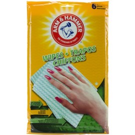 Arm & Hammer Reusable Wipes 6/Pkg-Green