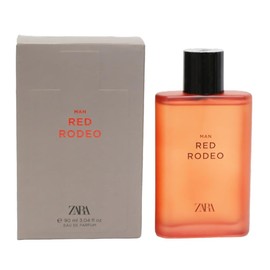 Zara Red Rodeo Perfume for Men Bold Ambery Woody Fragrance with Bergamot Strawberry Leather Fir Balsam Amber Cashmeran Vanilla Long Lasting Confident Sophisticated Scent Eau De Parfum 90 ML 3.04 FL OZ