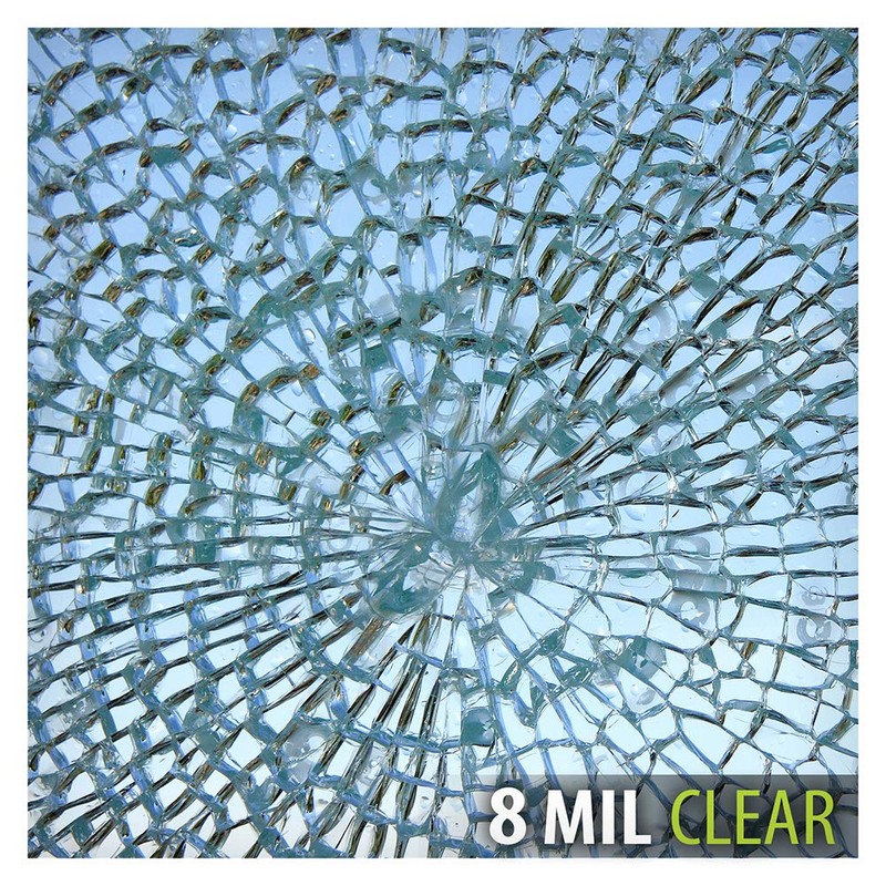 BDF S8MC Window Film Security and Safety Clear 8 Mil