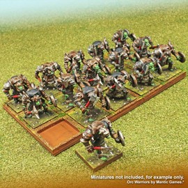 LITKO 5x3 Sabot Formation Tray | Upsizing 25mm to 30mm Square Bases | Compatible with Warhammer: The Old World