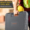 SOLUDE 130-Piece Home Tool Kit with 3.6V Cordless Rechargeable Screwdriver,Basic