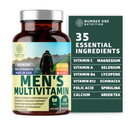 Suplemento multivitamínico diario Number One Nutrition Premium para hombre...