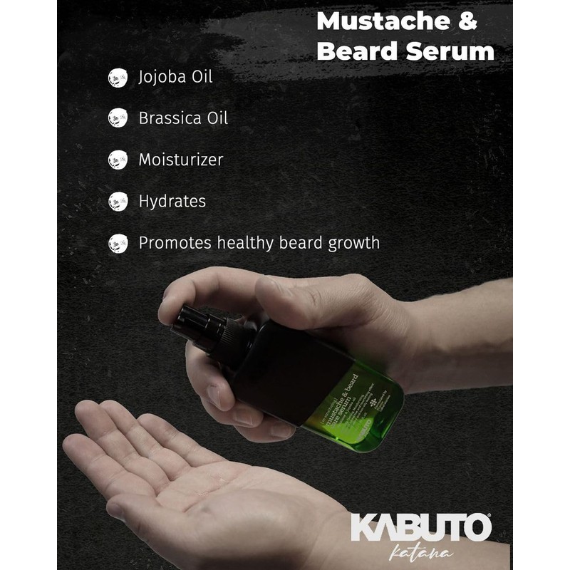 Kabuto Katana Mustache & Beard Care Serum