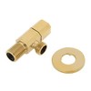 Brass Hot/Cold Water, Bathroom Installation Washbasin Taps, Shut Off Faucet,