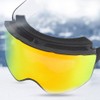 Dual Layer Anti Fog Protective Goggles with Magnet Lock for