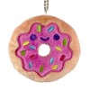 100% Soft Donut Plush Charm Keychain