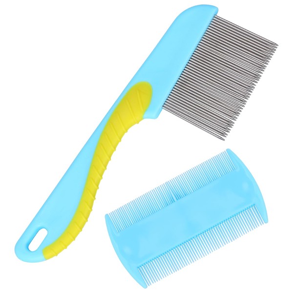 Acooruiteng 2 Pcs Lice Combs Plastic Lice Comb Head Lice