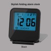 Portable Foldable Tabletop Travel Digital Alarm Clock with Temperature Calendar