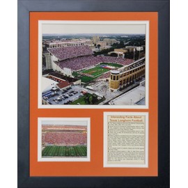 Legends Never Die Texas Longhorns Darrell K Royal Texas Memorial Stadium Framed Photo Collage, 11 by 14-Inch