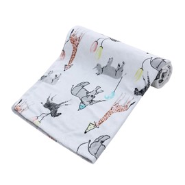 Baby Blanket Crawling Blanket 75 x 100 cm Double-Sided Multifunctional Minky Cuddly Blanket for Pram Your Baby First Blanket Play Blanket Swaddling Blanket Gift for Birth First Equipment (Grey)