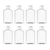 FOOCHY Clear Hand Sanitizer Bottles Empty Plastic Refillable Flip-Top Bottles