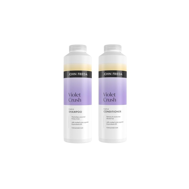 John Frieda Violet Crush Shampoo & Conditioner 500ml x2 |