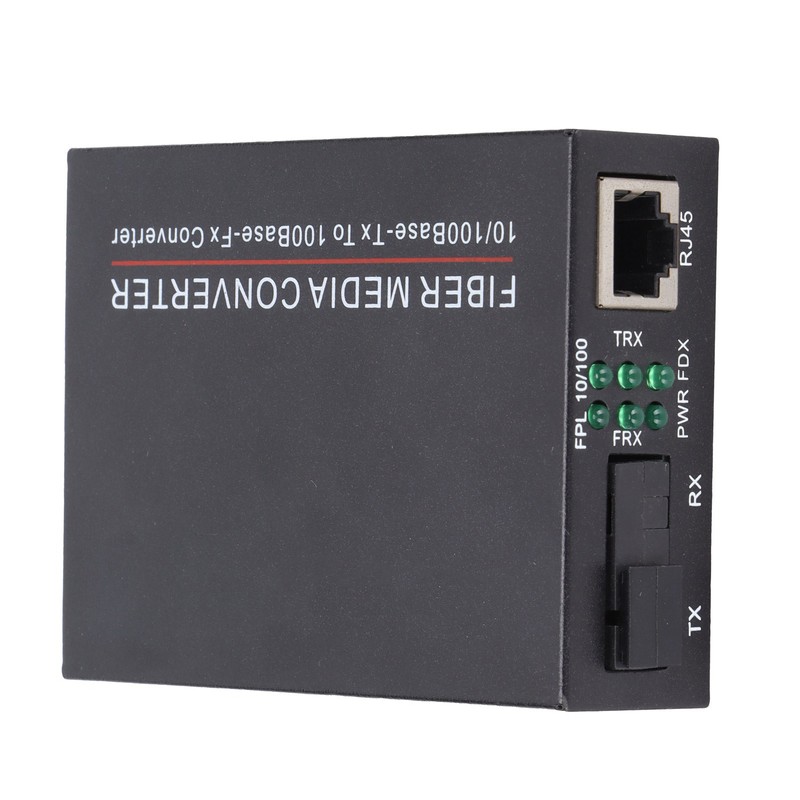 Fiber Transceiver TBCMC3312ES20A 100M Single Mode 20KM SC 1310NM Media