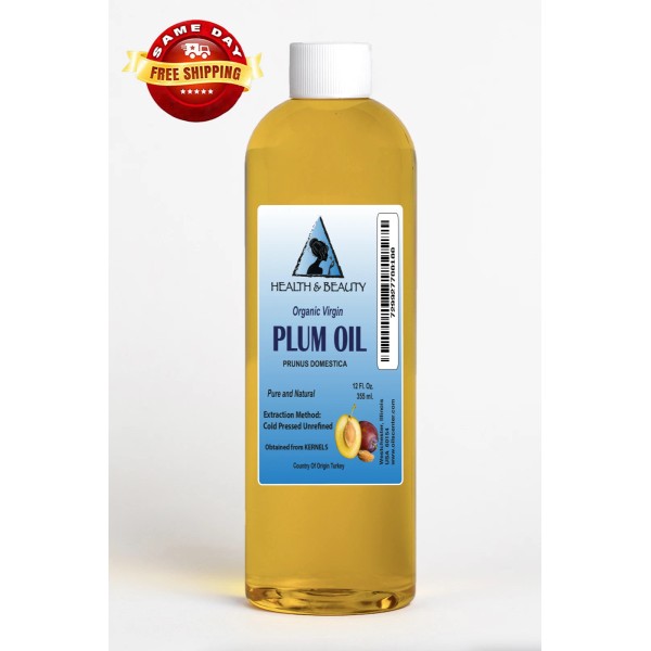H&B OILS CENTER PLUM KERNEL OIL UNREFINED ORGANIC VIRGIN NATURAL