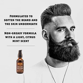 Reuzel Clean and Fresh serum para barba - Aroma suave, cítrico y mentolado - Para la barba y la piel - No obstruye los poros - Acabado natural no graso - Liviandad y suavidad - Fórmula vegana - 60 ml