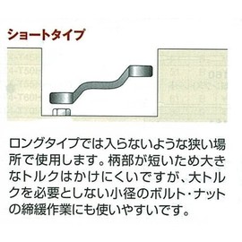 Kyoto Tool (KTC) M5S-1618-F Short Glasses Wrench