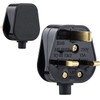 2 Pack 3 Pin Plug UK 13 Amp Plugs Fused