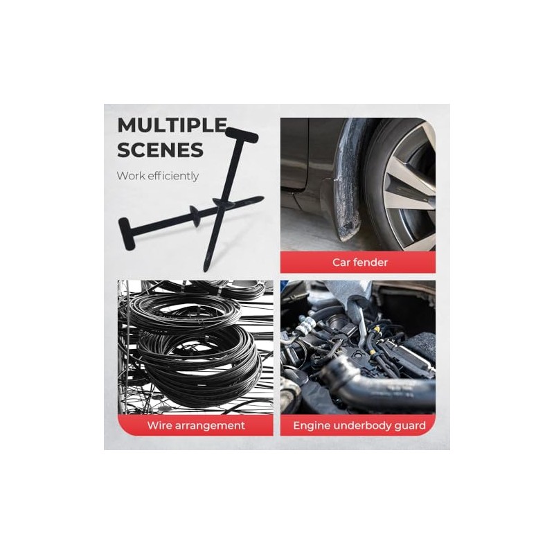 Brida Para Cables Negra,Brida Para Cables Pequeña de Nylon, 14,5