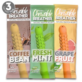 Chewable Breather Stick with Essential Oil for Aromatherapy on The Go natural focus:_Chill Sample Mix