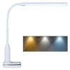 Psiven LED Desk Lamp, Clamp on Desk Light, Eye-Caring Gooseneck
