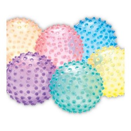 US Games Color My Class See Thru Knobby Ball Set, 6-Inch