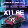 Attack Shark X11SE Ultra-Light Wireless Gaming Mouse, Tri-Mode-2.4G/USB-C Wired/BT, PixArt