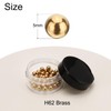 sourcing map 50 Pcs 4.5 mm Bearing Balls H62 Brass