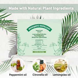 Mosquito Repellent, Peppermint Oil to Repel Mosquito, Ticks, Gnats and Pest, Insect Repellent for Indoor and Outdoor, 2 Packs