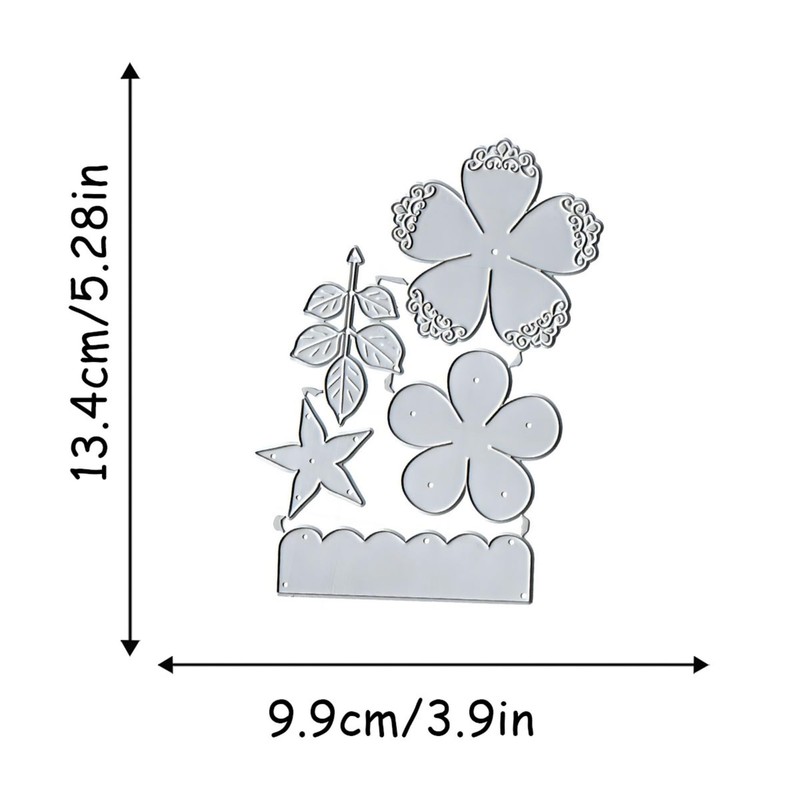 Flowers Die Cuts for Card Making Leaf Metal Cutting Dies