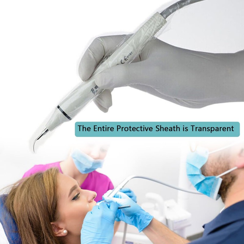 EDWERD Disposable Dental Ultrasonic Scaler Handle Cover, 9"Lx2"W, 500 Pcs/Box(ONLY