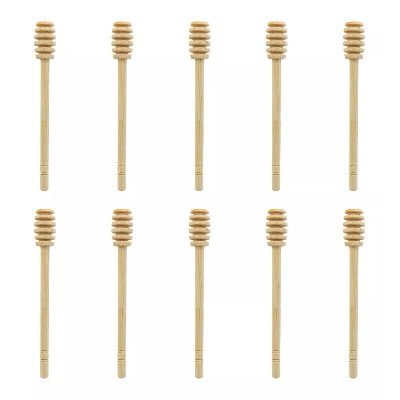 Artesanal Cucharas Mieleras Madera De 16 Cm Artesanal Miel 10