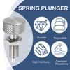 PATIKIL Spring Plunger with Knurled Handle, M6x1 Spring Return Knob