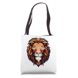Jesus Lion of Judah Jesus Cross Faith Christian Women Men Tote Bag