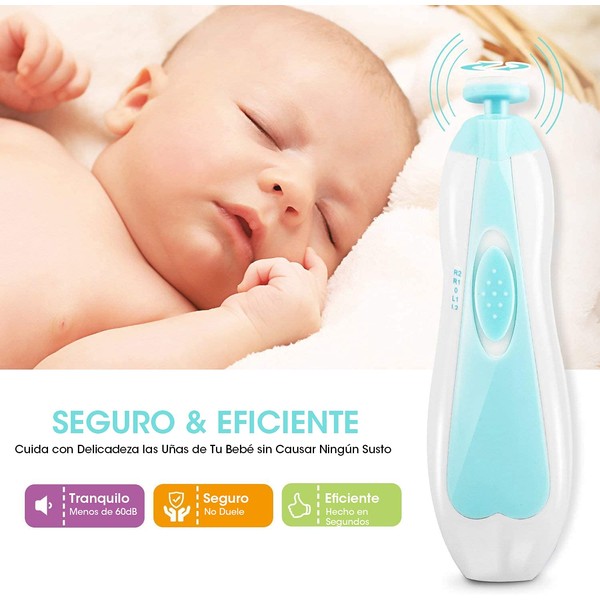 Sendowtek Cuidado de Uñas del Bebé Kit Cortaúñas Corta Uñas