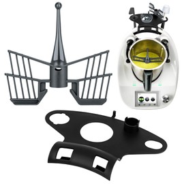 Meetory Thermomix Accessories Stirrer Mixer, 1 x Thermomix Organiser Holder and 1 x Butterfly Mixing Attachment for Thermomix TM5 TM6 TM31, Food Processor Replacement Parts, Thermomix Accessories