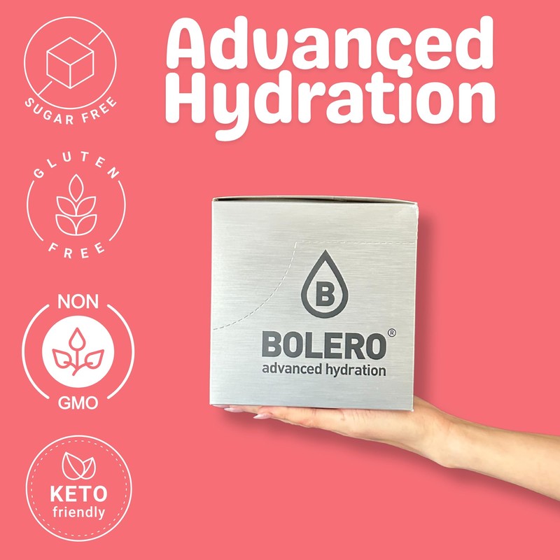 Bolero- Sugar Free Drink Mix Packets Watermelon Fruit Flavors |