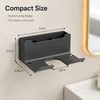 Drill-Free Wall Mount Hair Dryer Holder – Multifunctional Bathroom Organizer