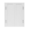 BEACCOSS Solid Wood Interior Swing Door with Metal Hinges -