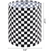 GO&SO Drum Lamp Shades Set of 2 Small Black&White Checkered
