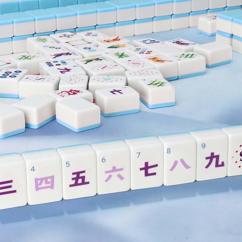 160 Pcs American Mahjong Set, 1.2 x 0.8 Inches MahJong