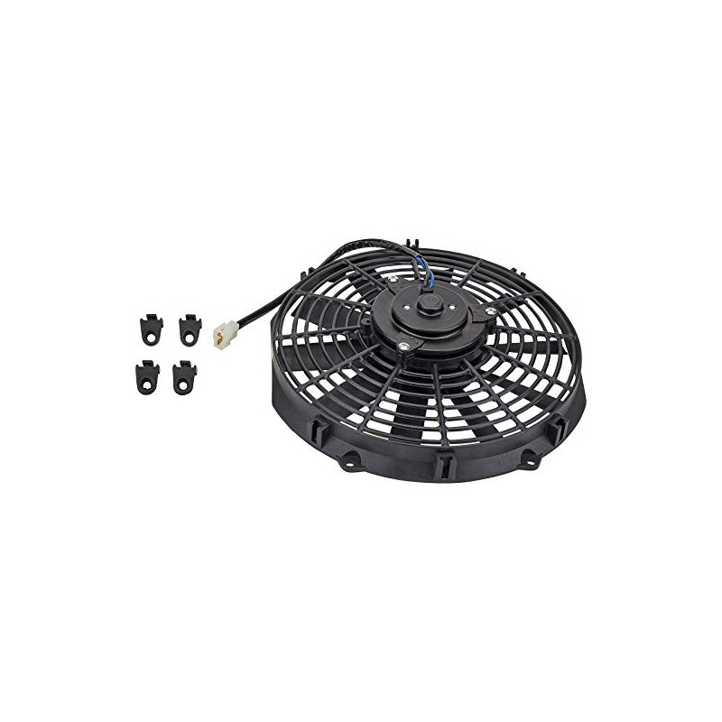 6 Volt Electric Radiator Cooling Fan-12 Inch Dia. Push/Pull-10 Blade