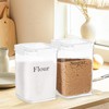 Yomjarl Set of 2 Large Food Storage Jars 4L -